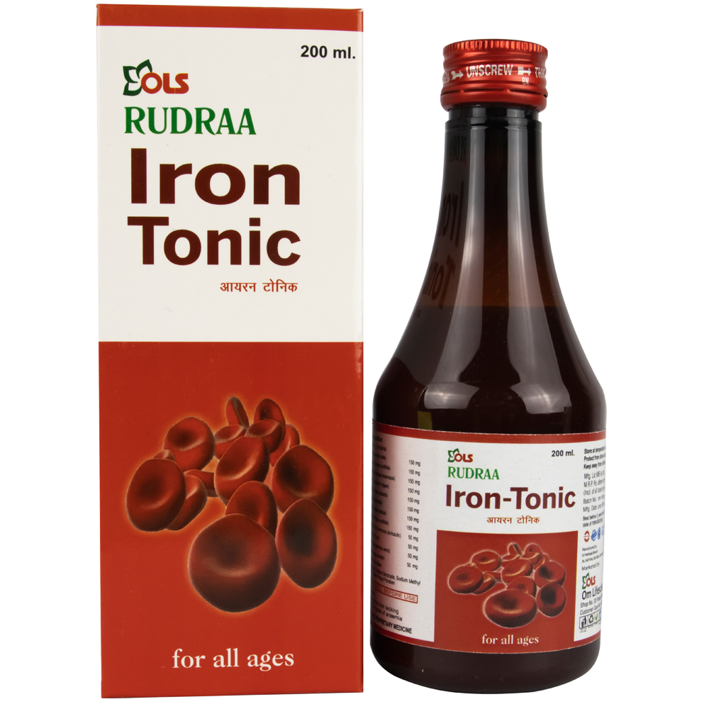 Liquid tonics with iron