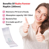 Rudraa Forever Anion Sanitary Napkins – Ultra Thin, Super Absorbent & Anti-Bacterial Protection