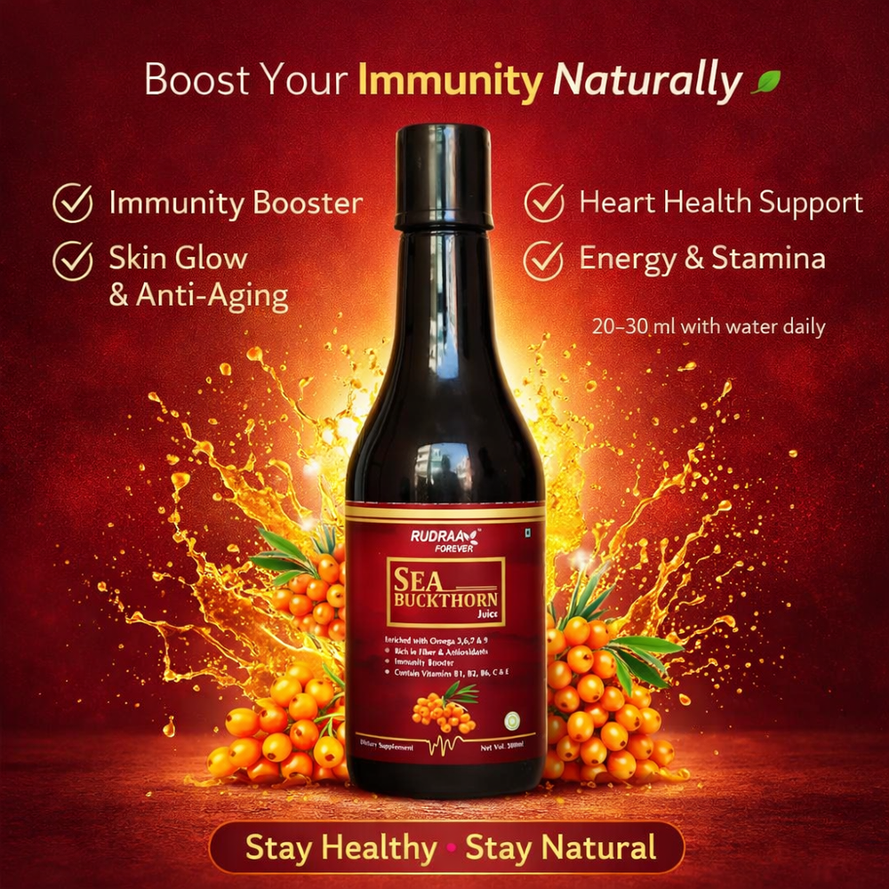 Sea Buckthorn Juice – Immunity, Skin & Heart Health Booster