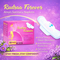 Rudraa Forever Anion Sanitary Napkins – Ultra Thin, Super Absorbent & Anti-Bacterial Protection