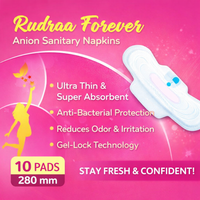 Rudraa Forever Anion Sanitary Napkins – Ultra Thin, Super Absorbent & Anti-Bacterial Protection