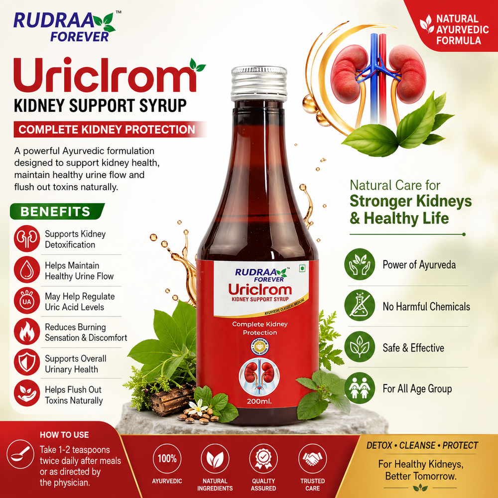 Rudraa Forever Uriclrom Syrup 200ml– Natural Kidney Support & Detox Formula
